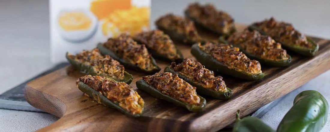 Cheesy Jalapeño Poppers