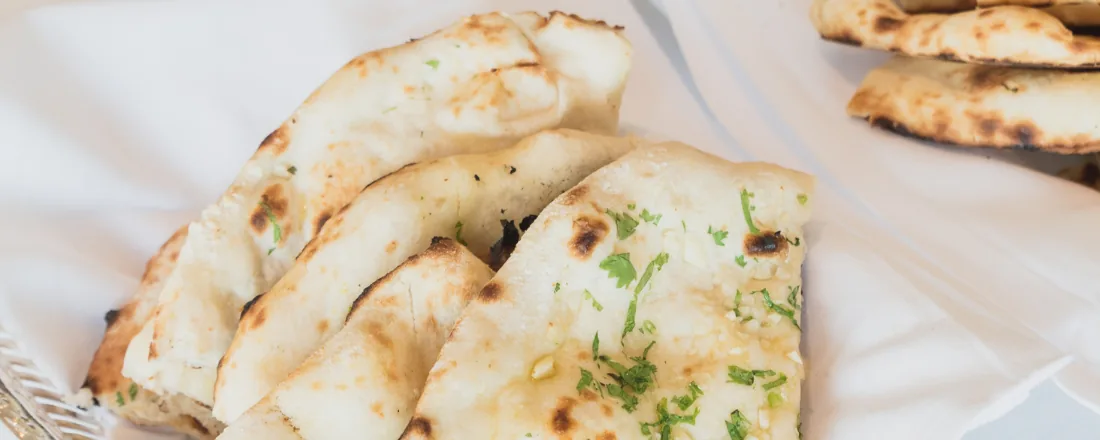 Easy Curry Naan Flatbread