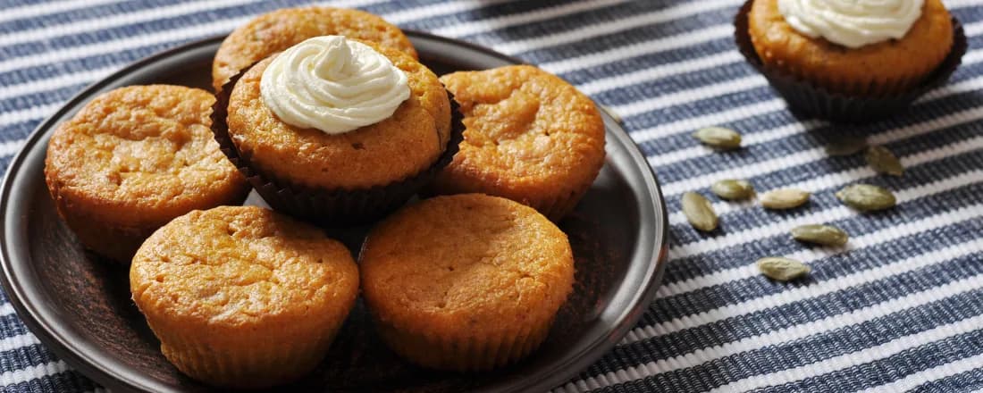 Healthy Chocolate Chip Pumpkin Muffins
