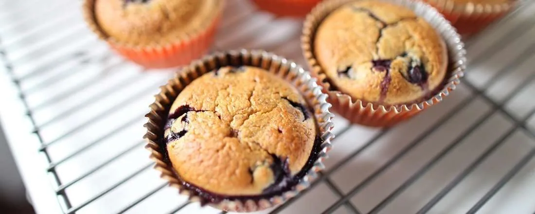 Blueberry Lemon Cheesecake Muffins