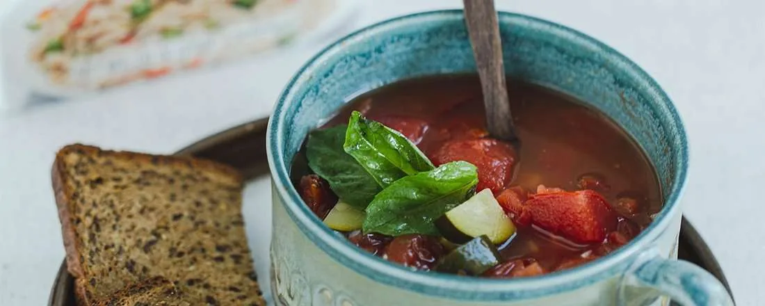 Tomato Soup with Orzo Pasta